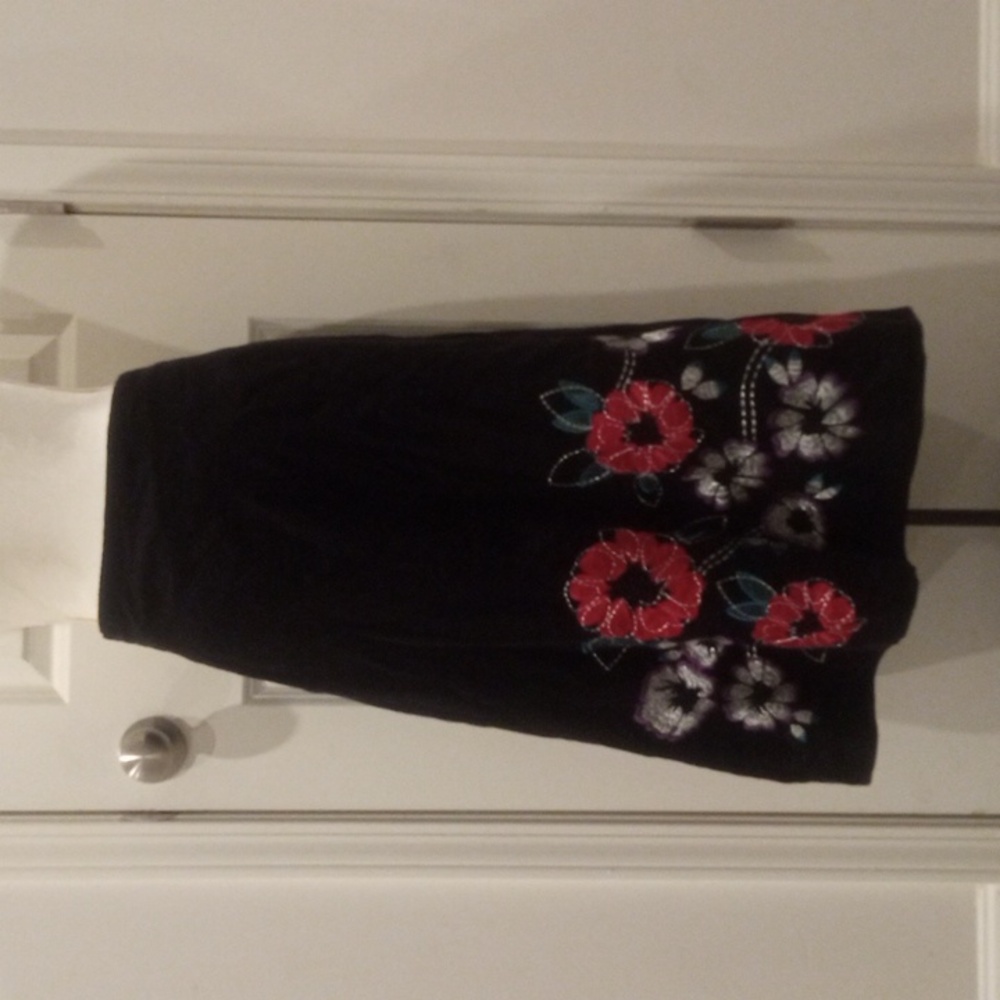 NWOT Rare Vintage Monsoon London Floral Embroidered  Skirt - Picture 4 of 17